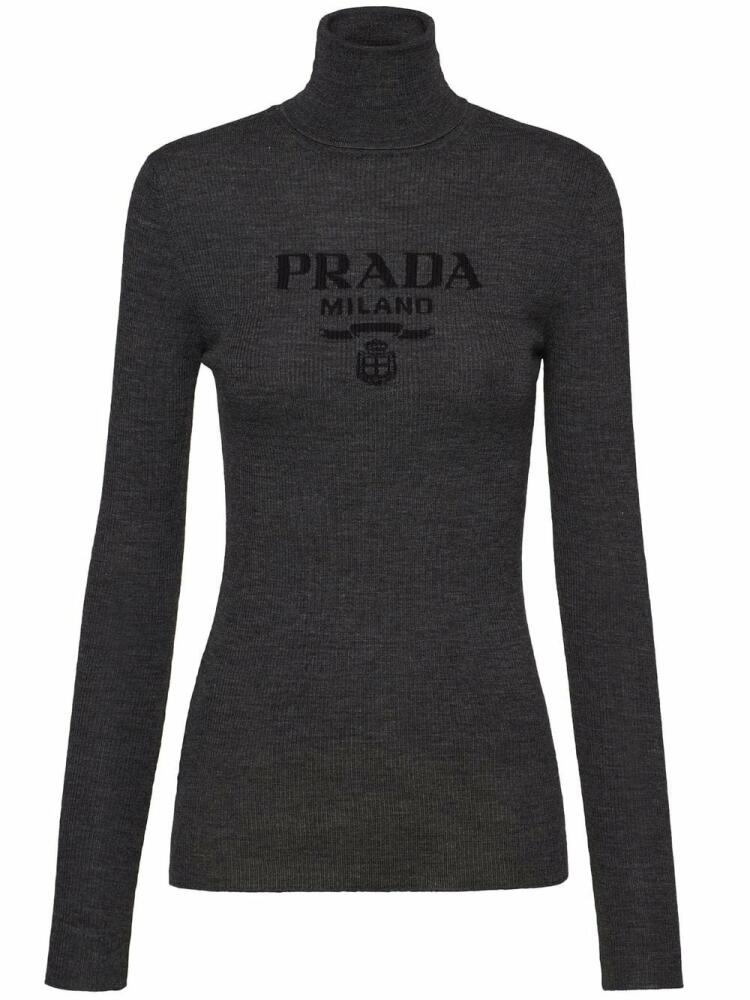 Prada roll-neck wool jumper - Grey Cover