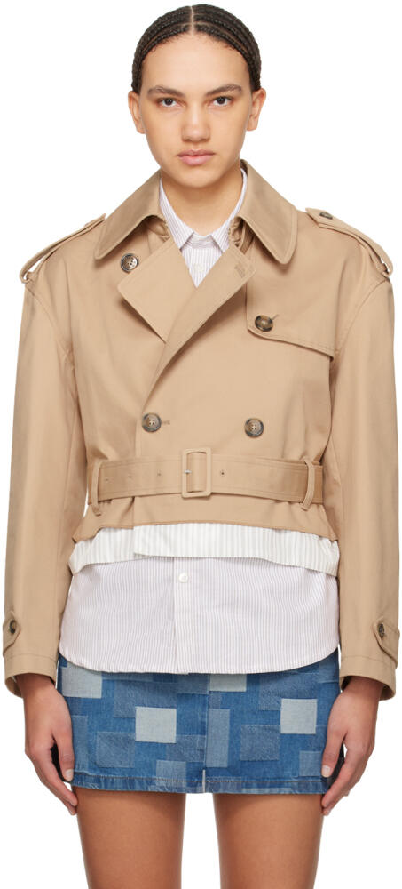 A.P.C. Beige Natacha Ramsay-Levi Edition Horace Trench Coat Cover