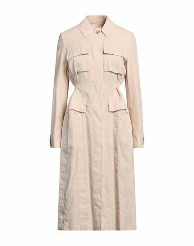 Golden Goose Woman Overcoat & Trench Coat Beige Cotton Cover