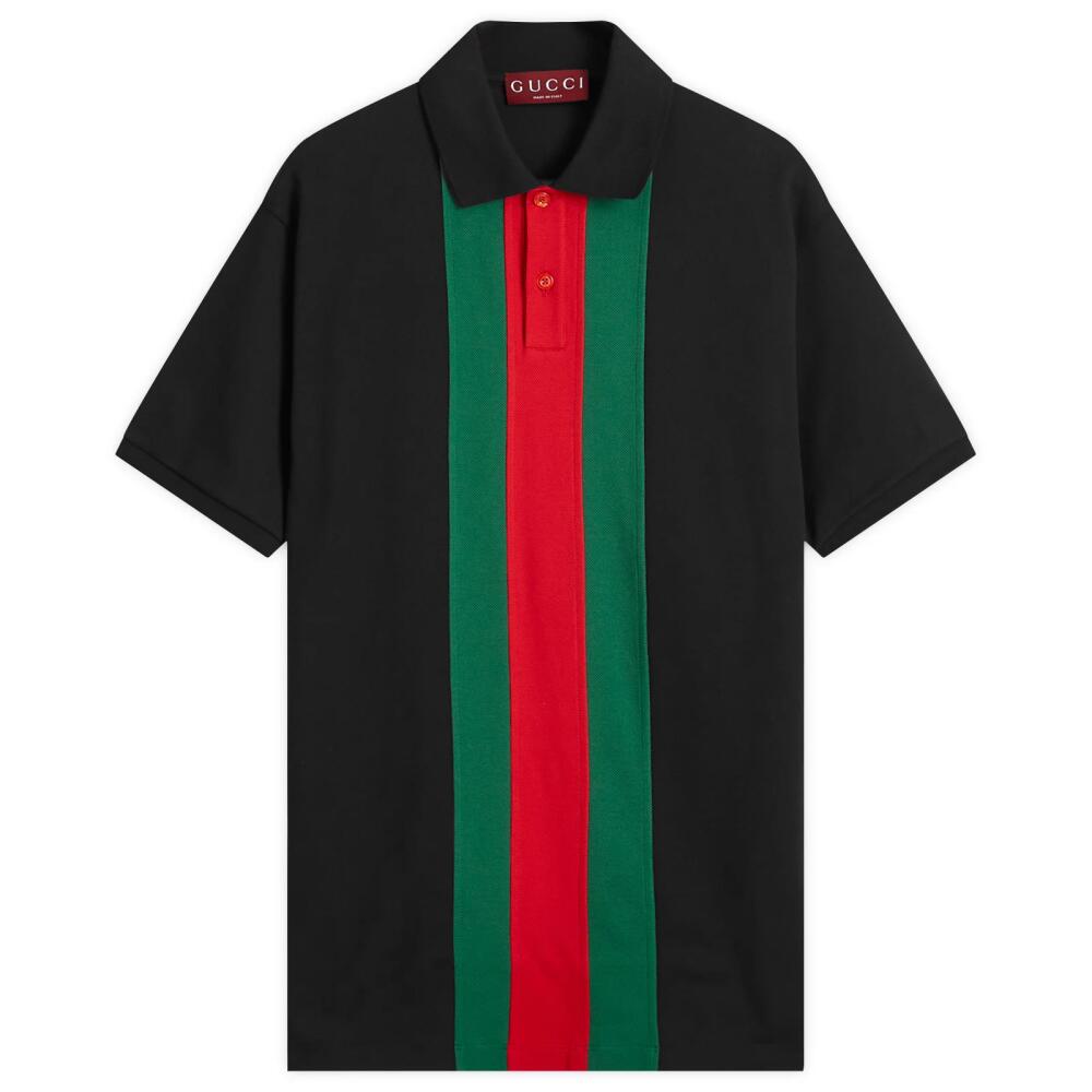 Gucci Men's GRG Polo in Black Cover