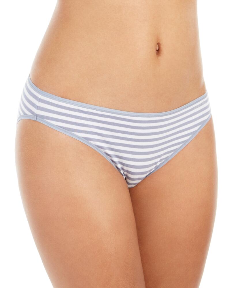 Calvin Klein Cotton Form Bikini Underwear QD3644 - Marching Stripe Flint Grey Cover