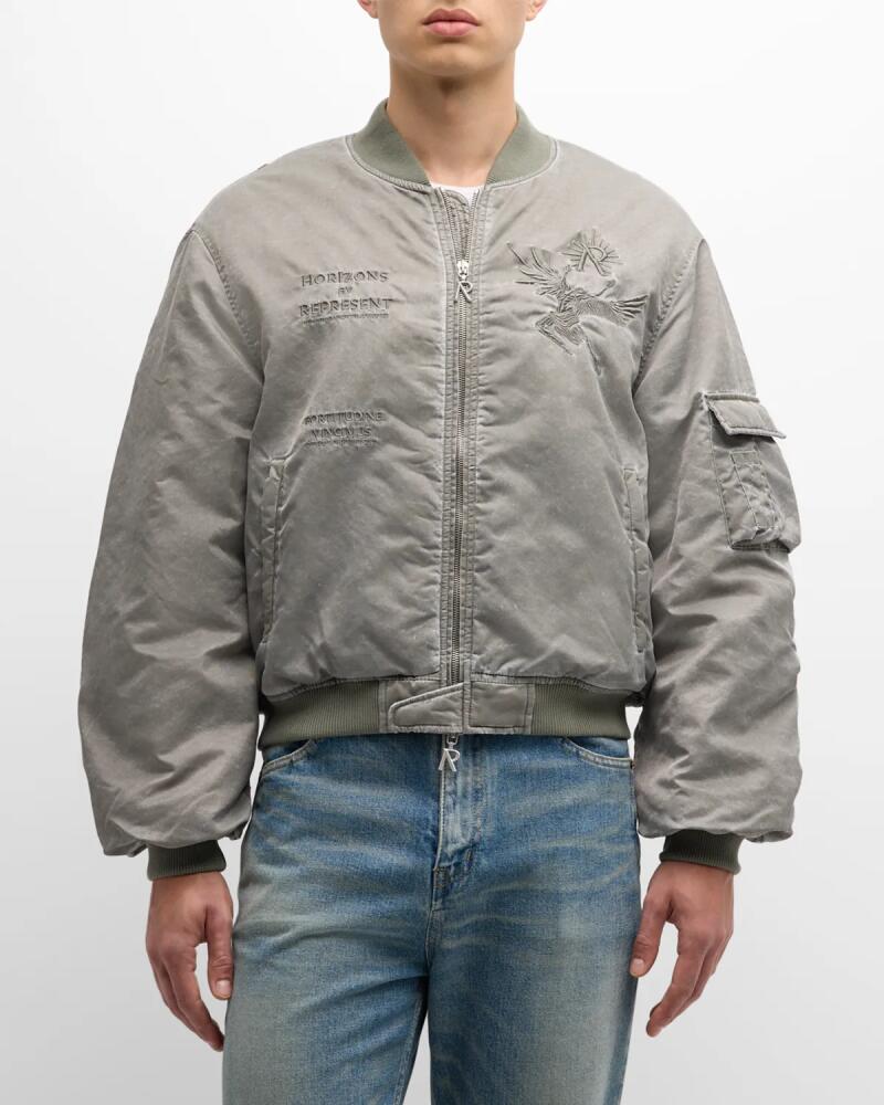 REPRESENT Men's Icarus Classic Flight Bomber Jacket Cover