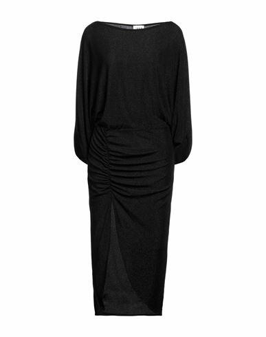 Berna Woman Midi dress Black Nylon, Metal, Elastic fibres Cover