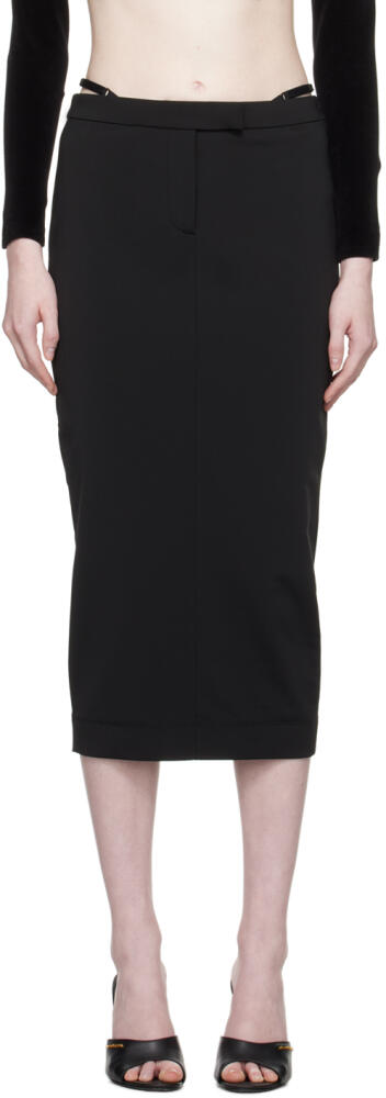 alexanderwang.t Black G-String Maxi Skirt Cover