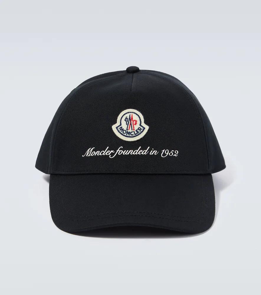 Moncler Logo cotton baseball cap Cover