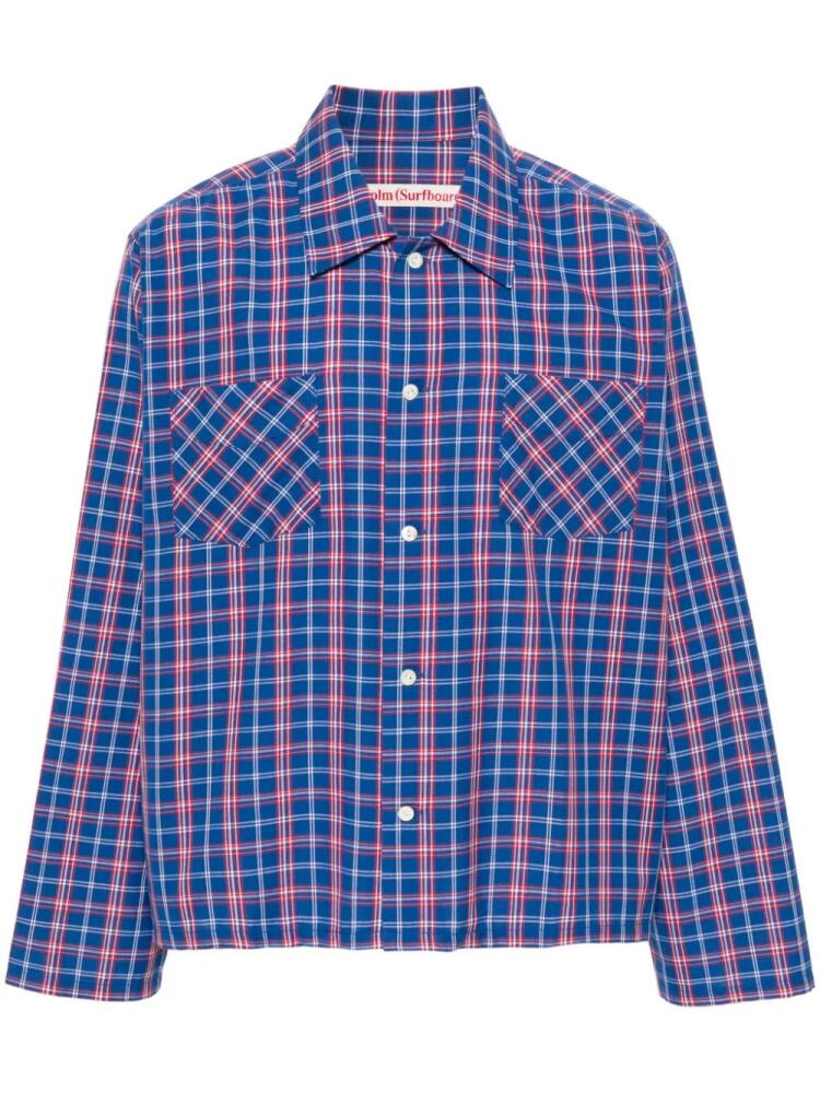 Stockholm Surfboard Club Club check-pattern shirt - Blue Cover