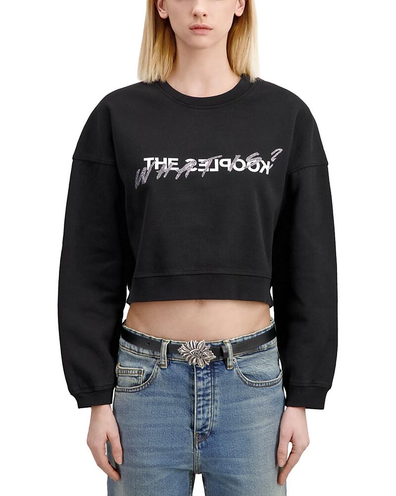 The Kooples Cotton Graphic Sweatshirt Cover