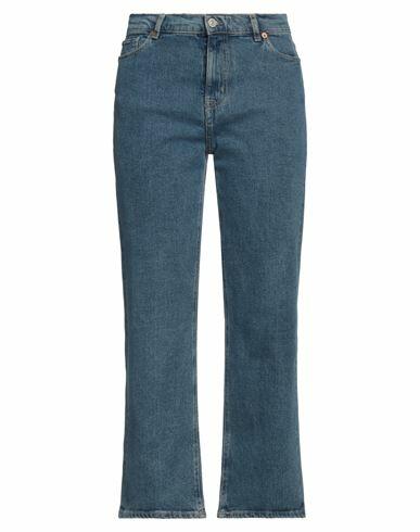 Ps Paul Smith Woman Jeans Blue Cotton, Elastane Cover