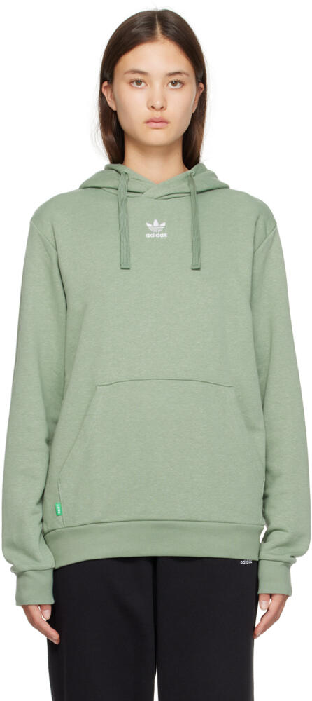 adidas Originals Green Essentials+ Hoodie Cover