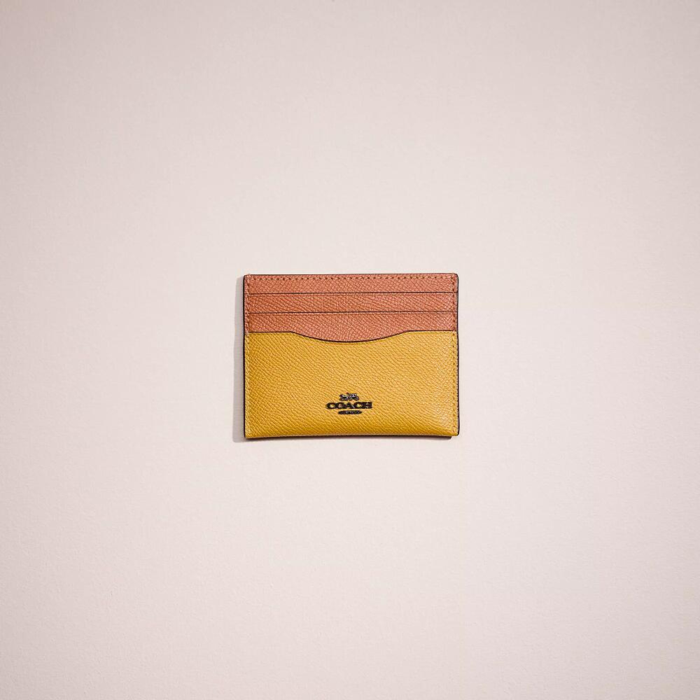 Coach Restored Card Case In Colorblock Cover