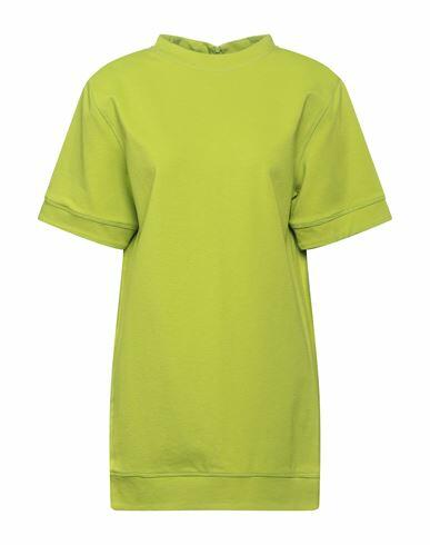 Jucca Woman Mini dress Acid green Viscose, Polyamide, Elastane Cover