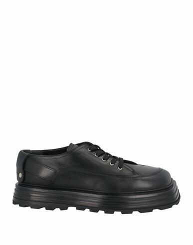 Jil Sander Man Lace-up shoes Black Leather Cover