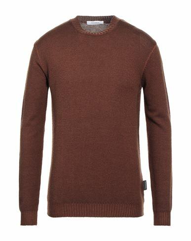 Gazzarrini Man Sweater Cocoa Merino Wool Cover