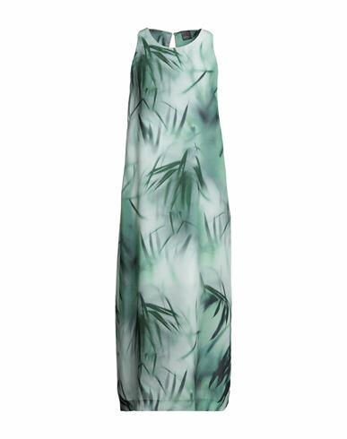 Lorena Antoniazzi Woman Midi dress Green Polyester Cover