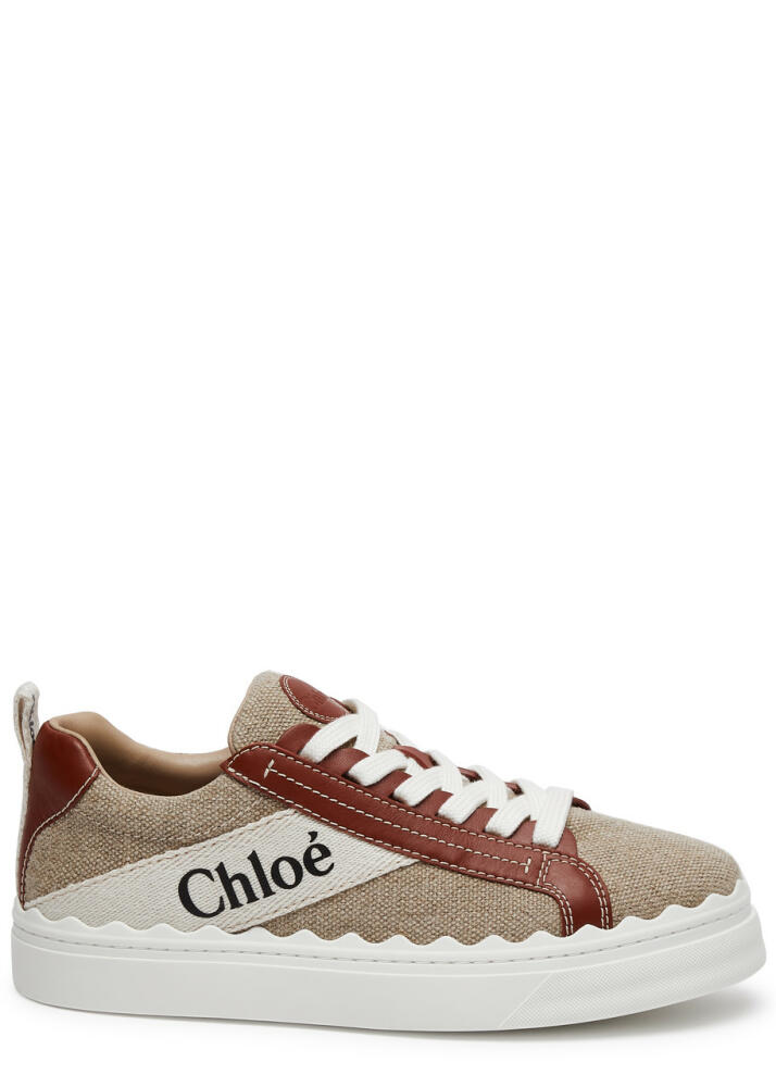 Chloe Lauren Canvas Sneakers - Brown Cover