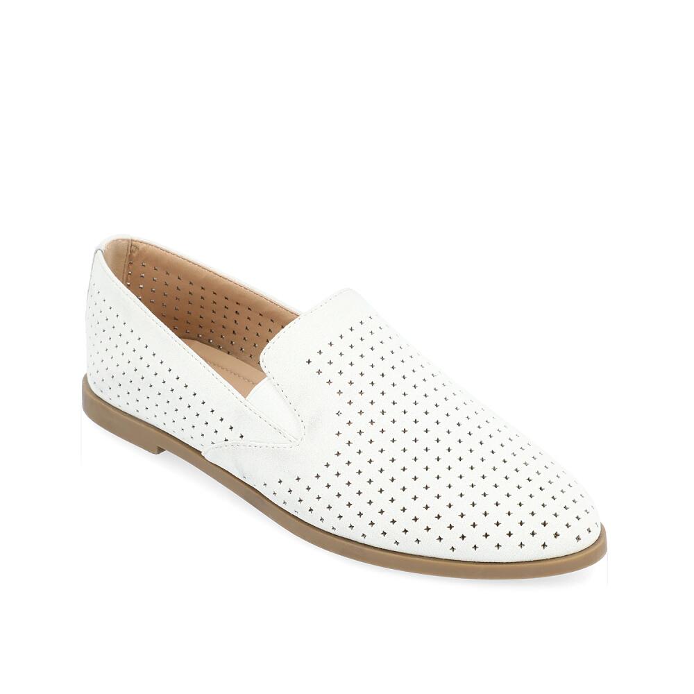 Journee Collection Wide Width Lucie Loafer | Women's | White Cover