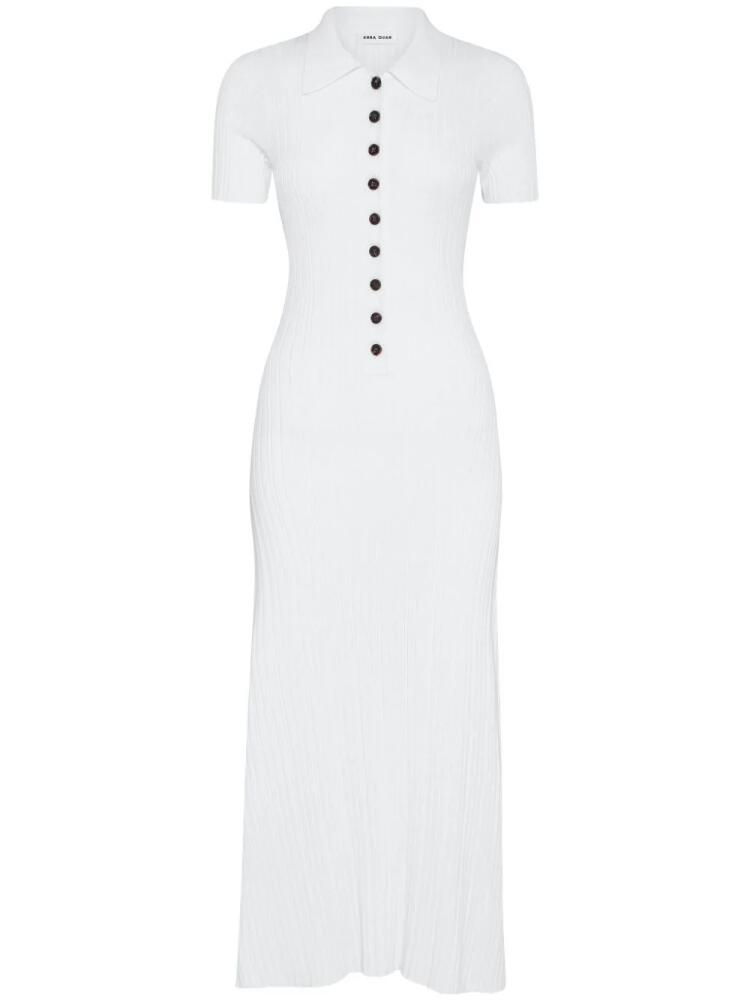 Anna Quan Penelope polo maxi dress - White Cover