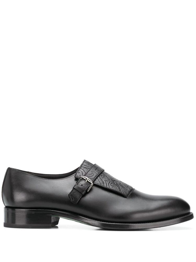 ETRO glossed monk shoes - Black Cover