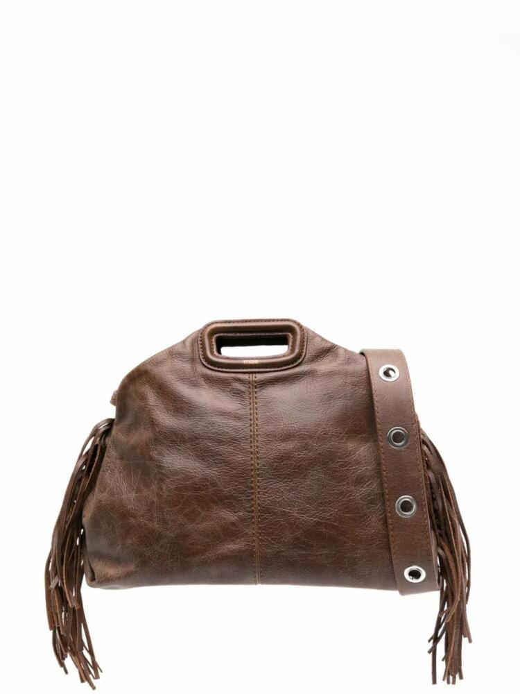 Maje Miss M leather tote bag - Brown Cover