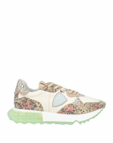 Philippe Model Woman Sneakers Blush Leather, Textile fibers Cover