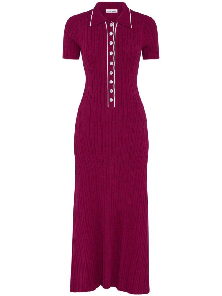 Anna Quan Penelope knitted maxi dress - Red Cover