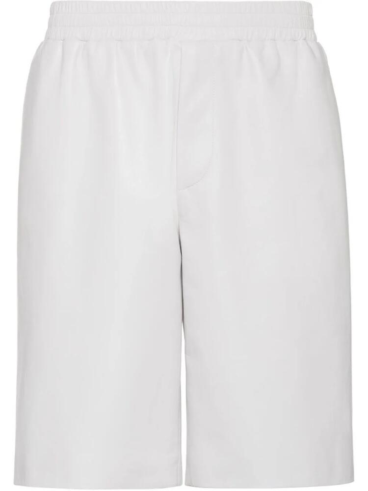 Prada knee-length track shorts - White Cover