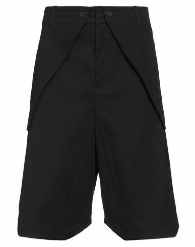 A-cold-wall* Man Shorts & Bermuda Shorts Black Cotton, Elastane Cover