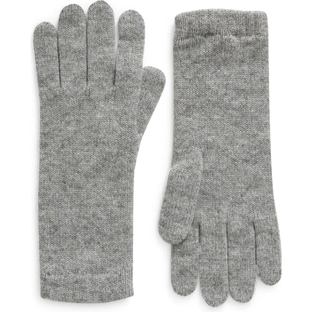 Johnstons of Elgin Cashmere Gloves in Light Grey Cover