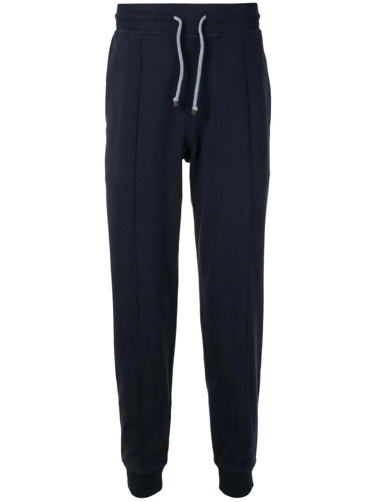 Brunello Cucinelli drawstring track pants - Blue Cover