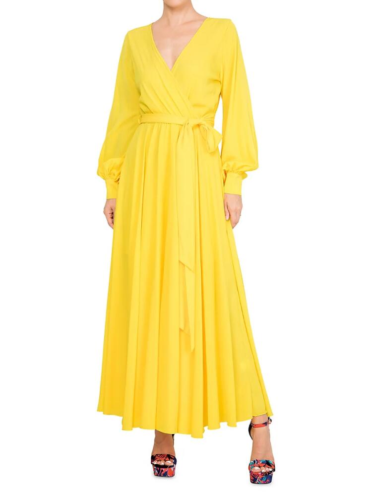 MEGHAN LA Women's Lily Pad Maxi Dress - Canary Cover