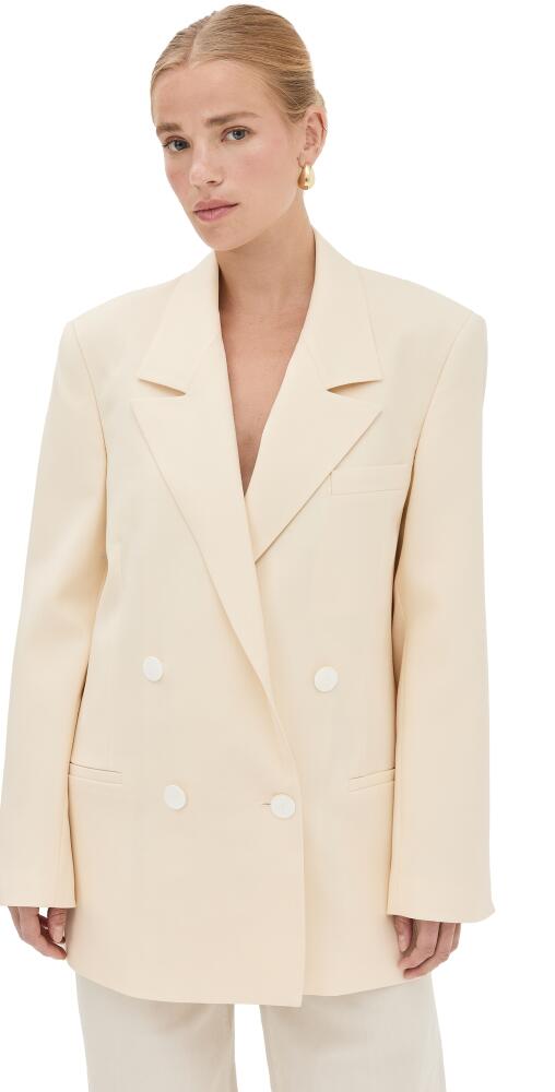 Róhe Double Breasted Blazer Off-White Cover