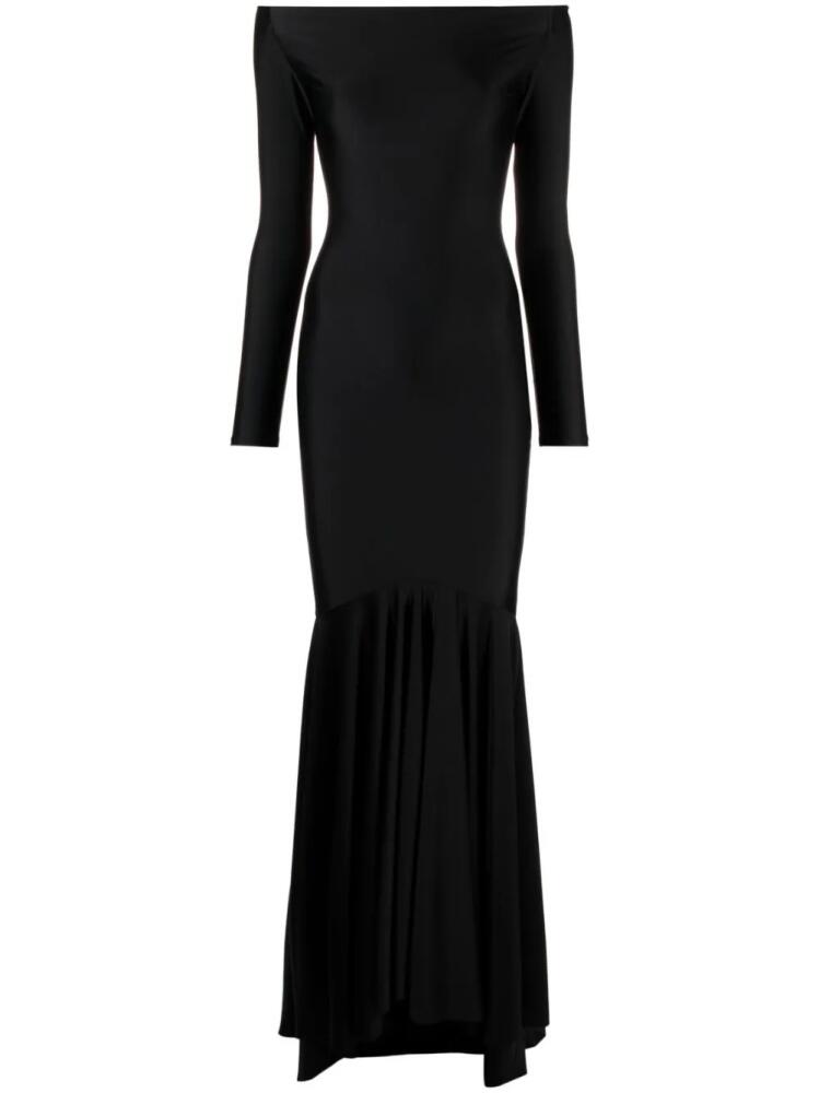 Atu Body Couture off-shoulder flared gown - Black Cover