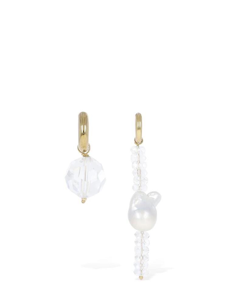 TIMELESS PEARLY Crystal & Pearl Mismatched Earrings Cover