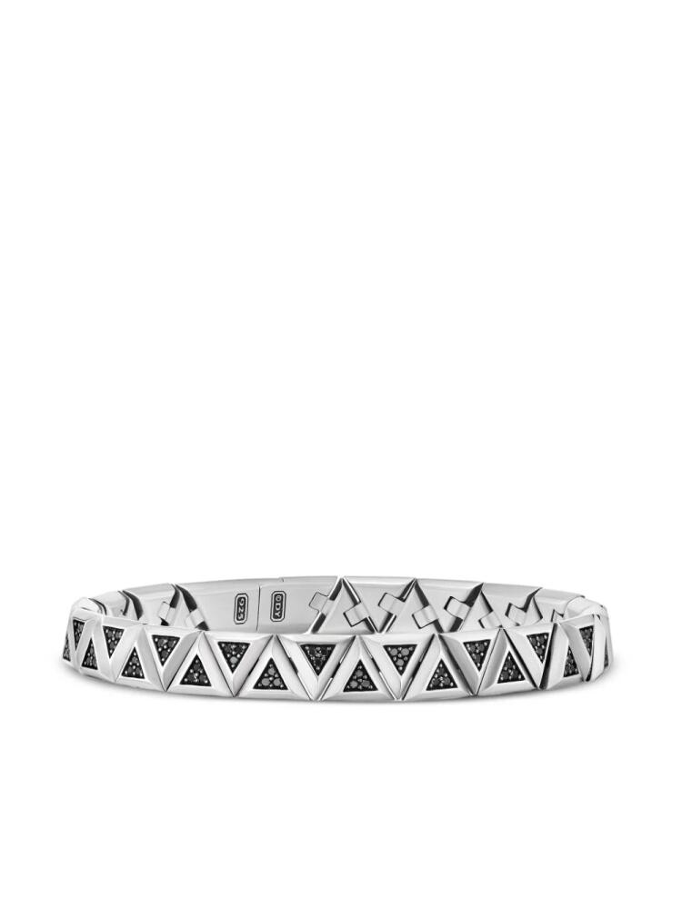 David Yurman Faceted sterling silver and diamond bracelet Cover