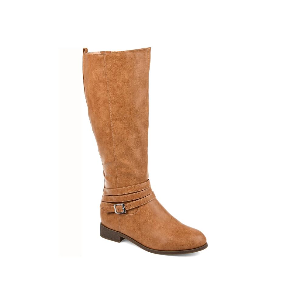 Journee Collection Ivie Extra Wide Calf Riding Boot | Women's | Light Brown Cover