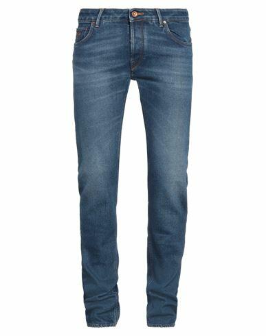 Hand Picked Man Jeans Blue Cotton, Polyester, Elastane Cover