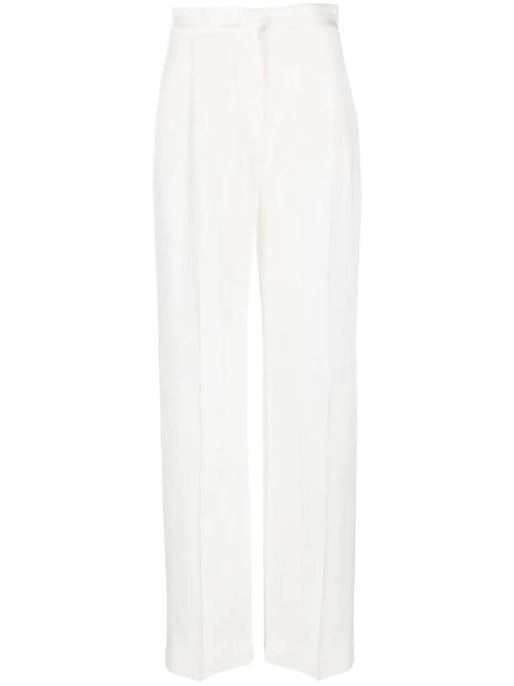 Alberta Ferretti straight-leg tailored trousers - White Cover