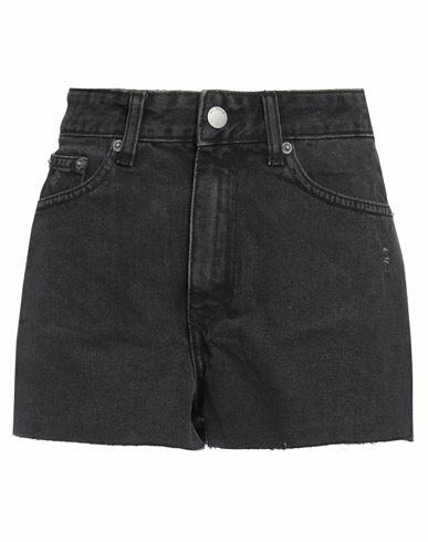 Dr. Denim Woman Denim shorts Steel grey Cotton Cover