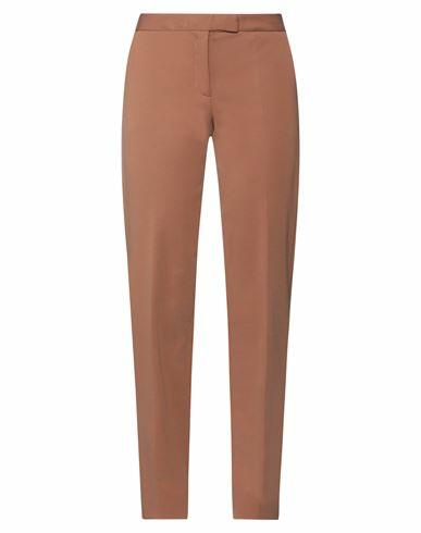 Camicettasnob Woman Pants Brown Cotton, Polyamide, Elastane Cover