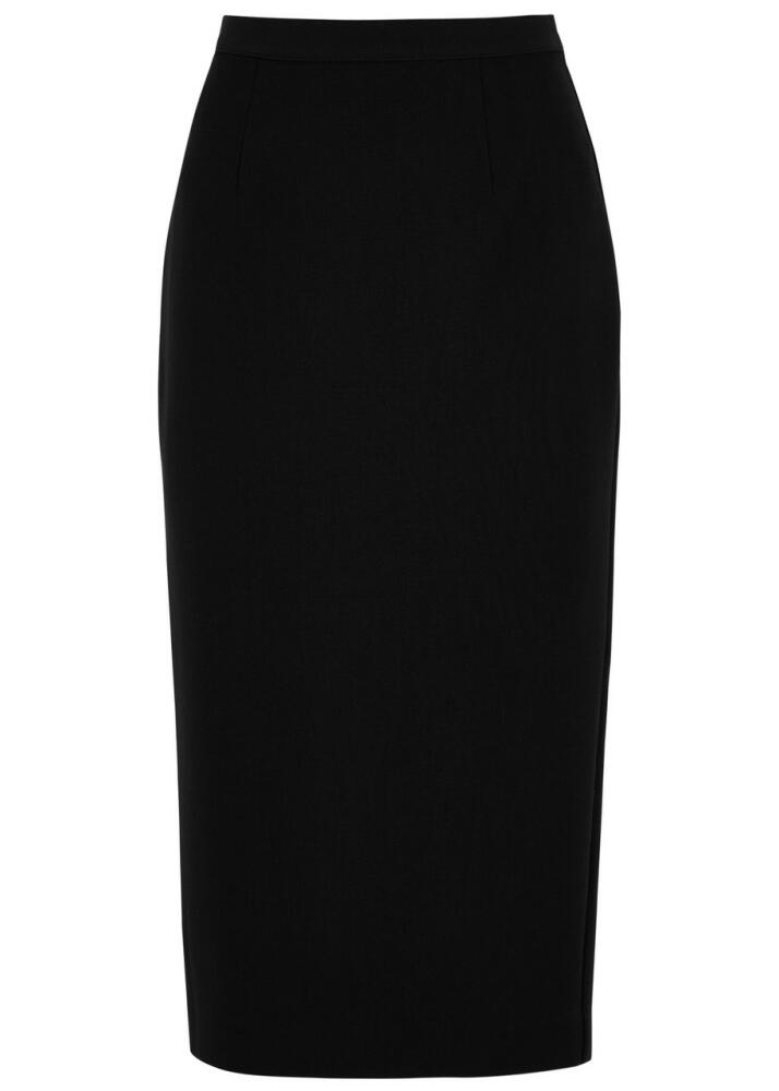 Roland Mouret Midi Pencil Skirt - Black Cover