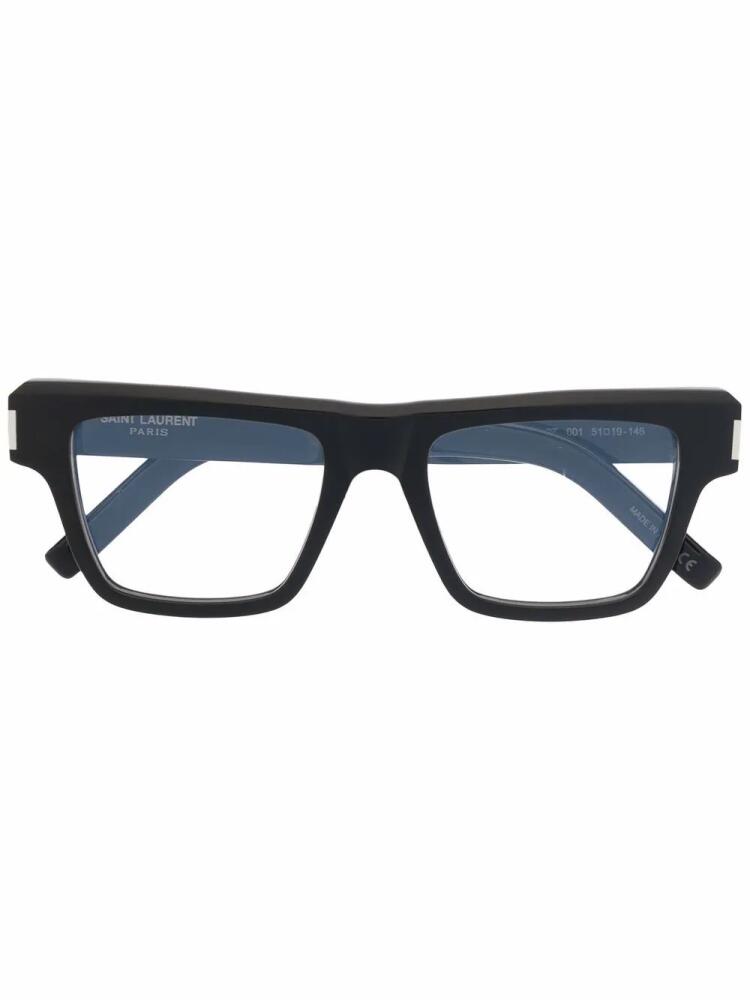 Saint Laurent Eyewear square frame glasses - Black Cover