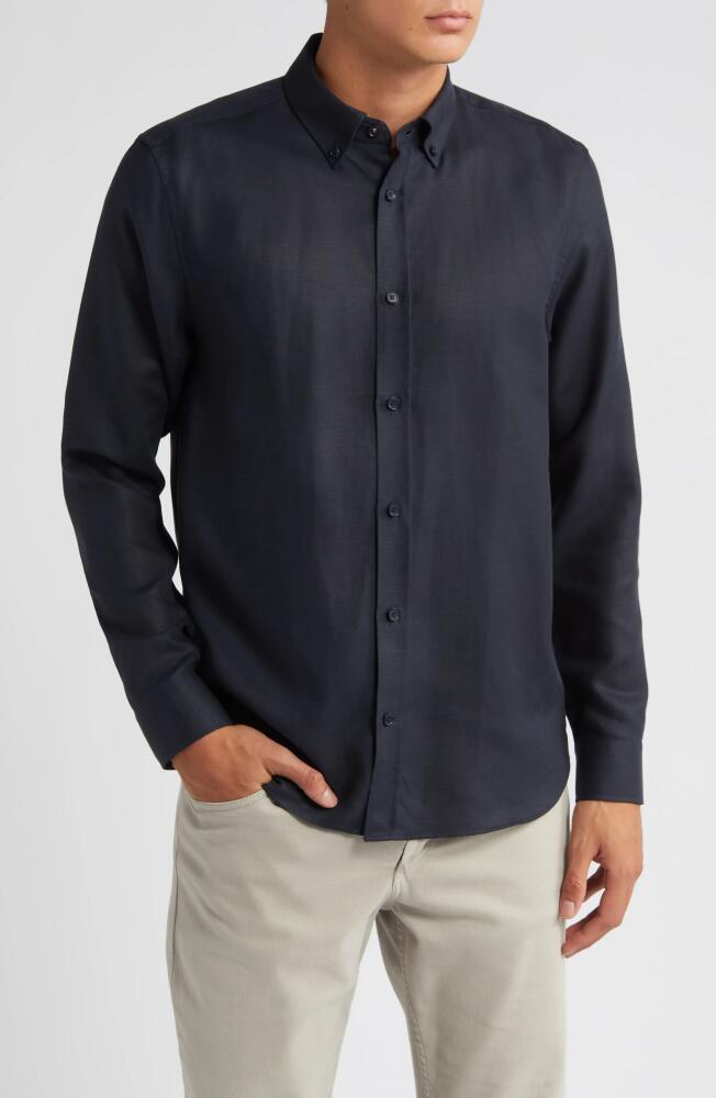 Ted Baker London Burtonn Button-Down Shirt in Navy Cover