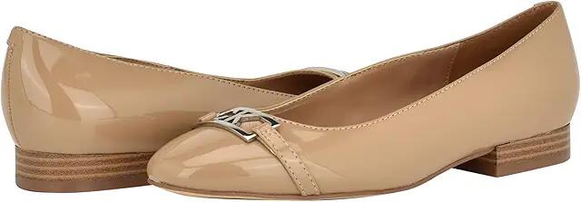 Calvin Klein Cherish (Medium Natural Patent) Women's Flat Shoes Cover