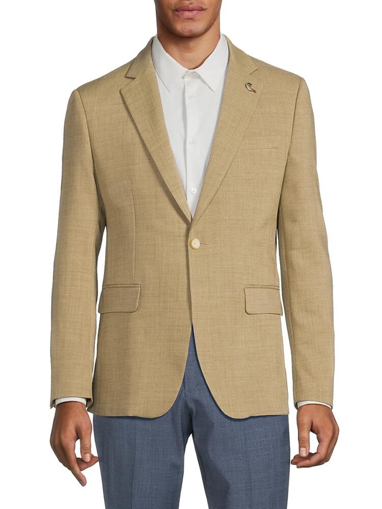 Tahari Men's Slim Fit Blazer - Latte Cover