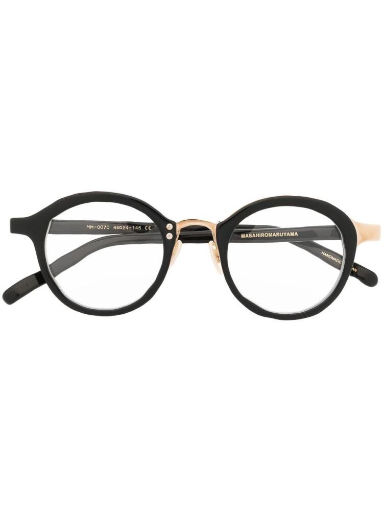 MASAHIROMARUYAMA round-frame glasses - Black Cover