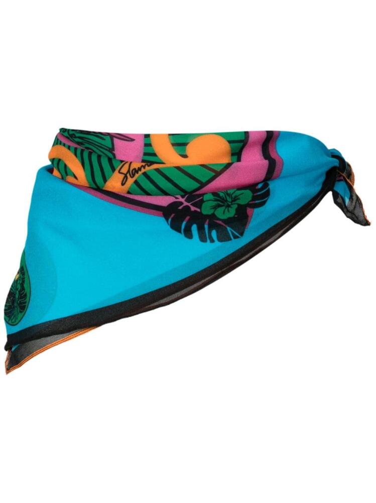 Amir Slama graphic-print sarong - Multicolour Cover