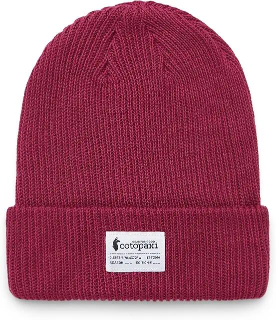 Cotopaxi Wharf Beanie - Patch (Burgundy) Caps Cover