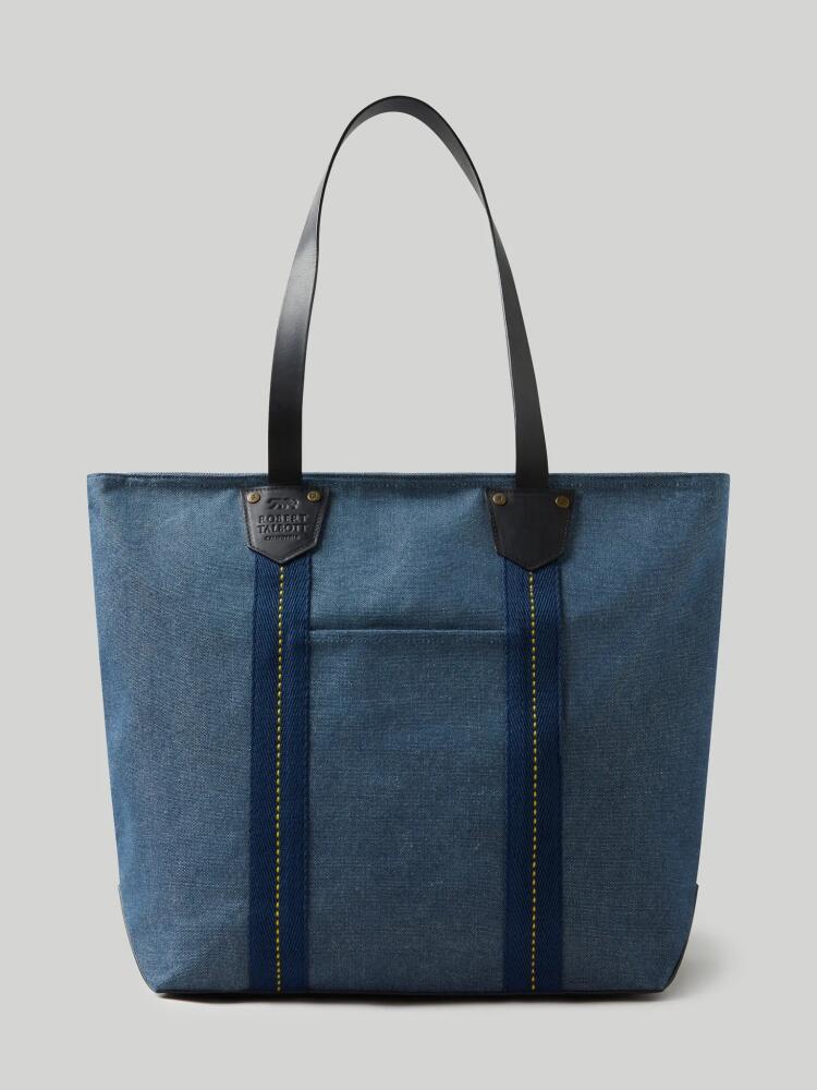 Robert Talbott Freeman Canvas Tote Bag in Denim Blue Cover