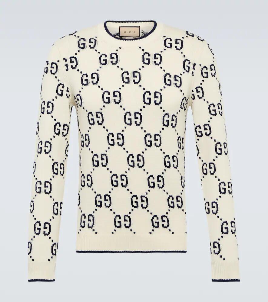 Gucci GG intarsia cotton sweater Cover