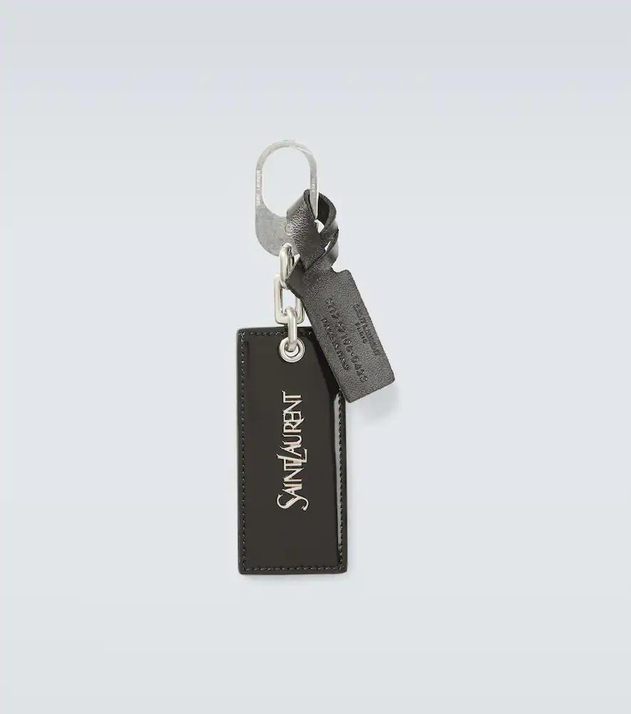 Saint Laurent Logo leather keychain Cover